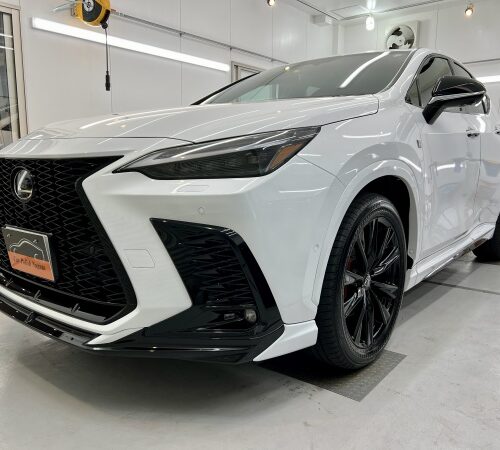 レクサス NX (新車) ボディーガラスコーティング 窓ガラス撥水加工