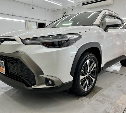 トヨタ カローラクロス (新車) セラミックコーティング(GTECNIQ) 全窓