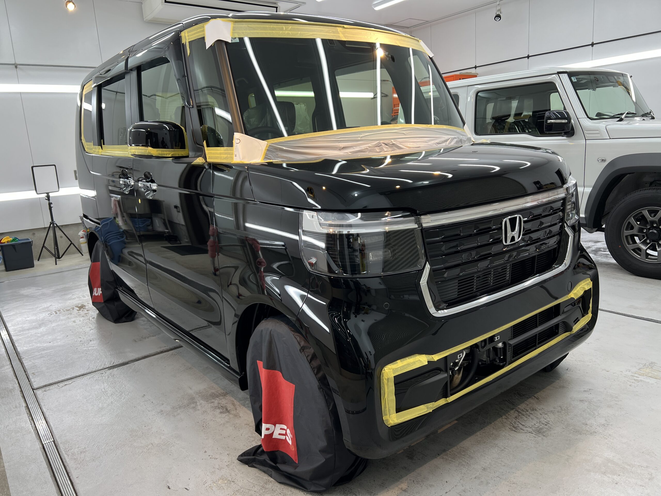 山口県】ホンダ N-BOX JF-5型 (新車)のカーコーティング事例